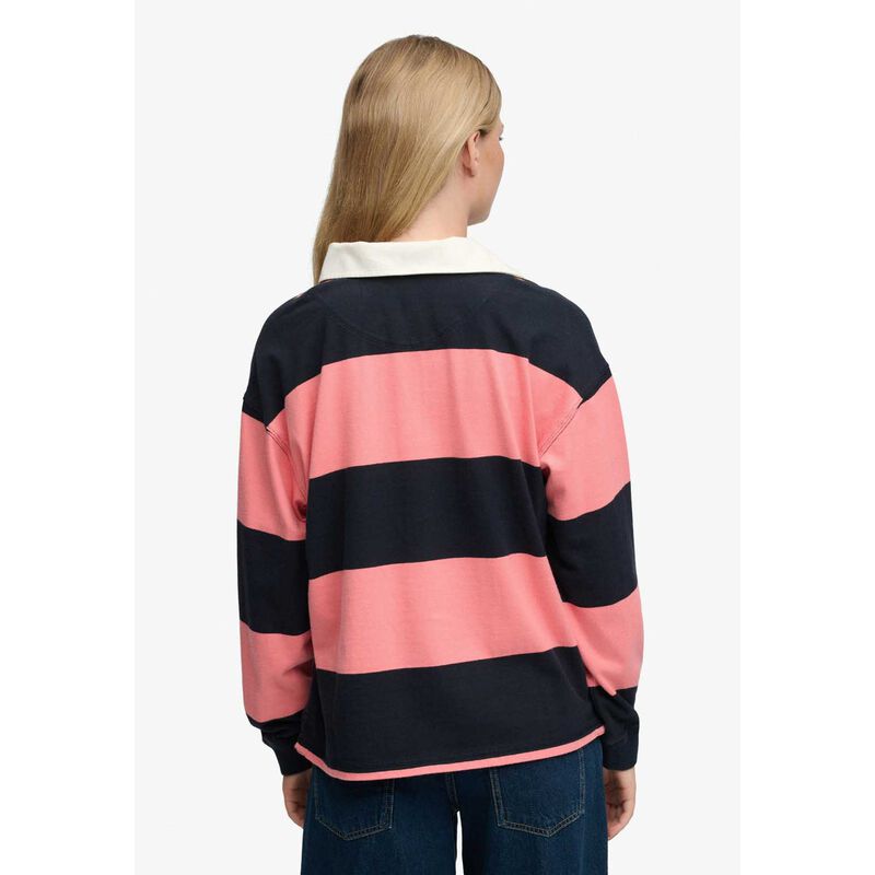 Superdry Heritage Stripe Rugby Top image number 1